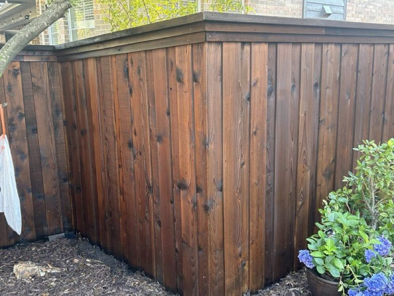 Cedar Privacy Fence in Duncanville